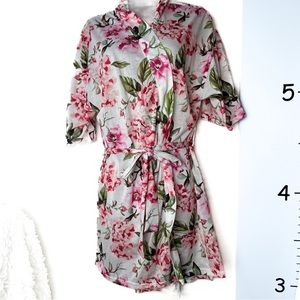 Show Me Your MuMu Rose Garden Robe with Sash O/S